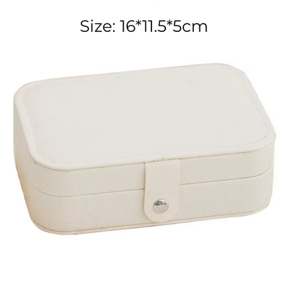 Portable Leather Jewellery Box